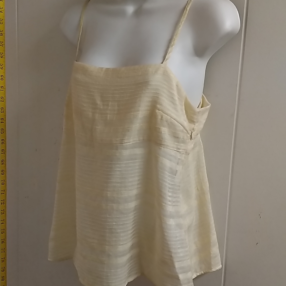 NWT Stetson yellow tank top